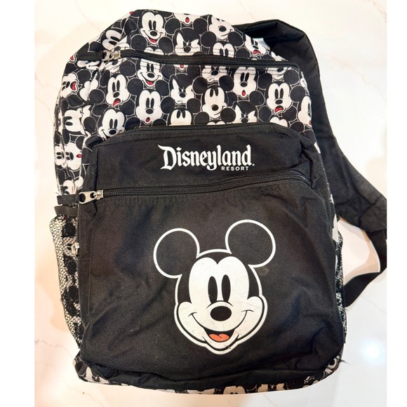 Disney Mickey Mouse Backpack Disneyland Resort All Over Print Expressions Black main image 8